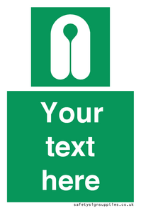 Custom sign safe condition Lifejacket